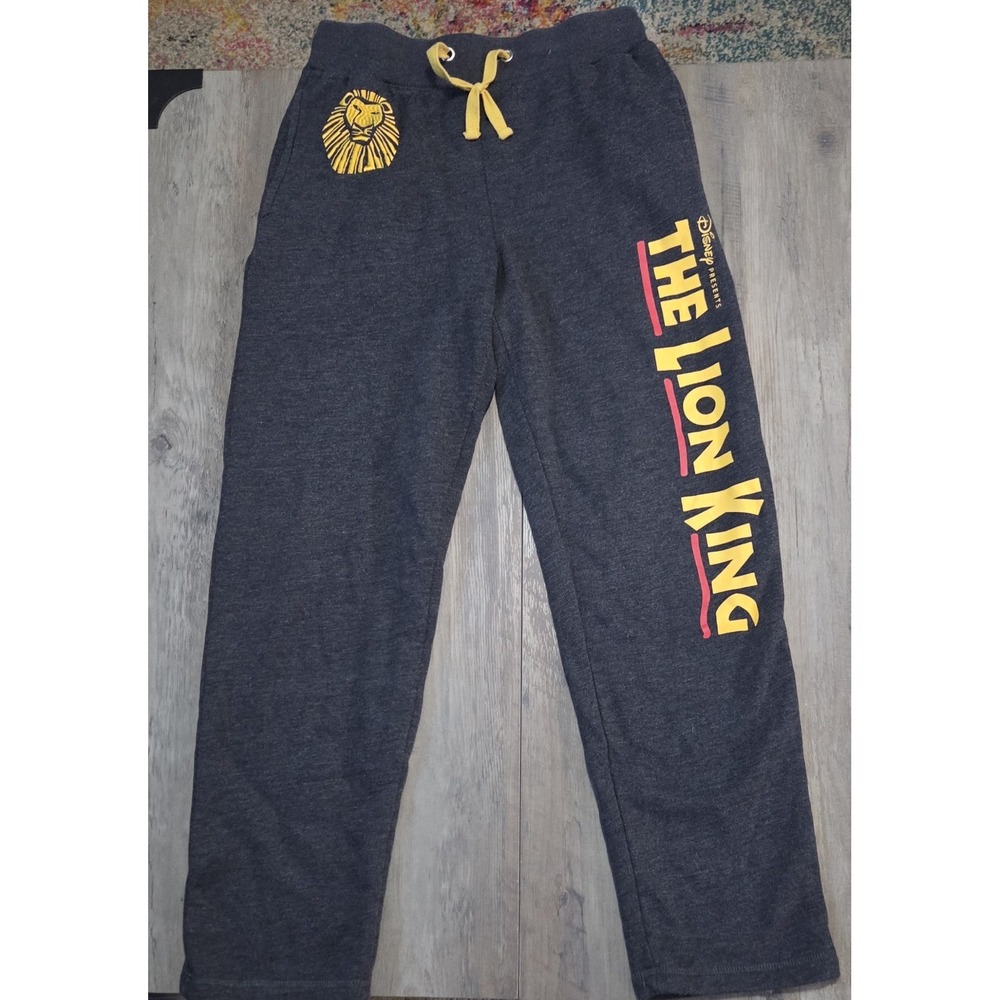 Disney's The Lion King Gray Straight Leg Sweatpants Vtg Women S